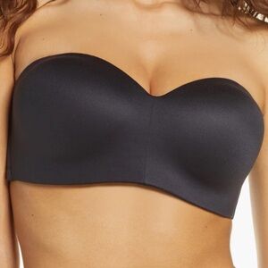 WACOAL black staying power Wirefree strapless convertible bra 34D 854372 NWT